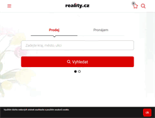 Tablet Screenshot of m.reality.cz